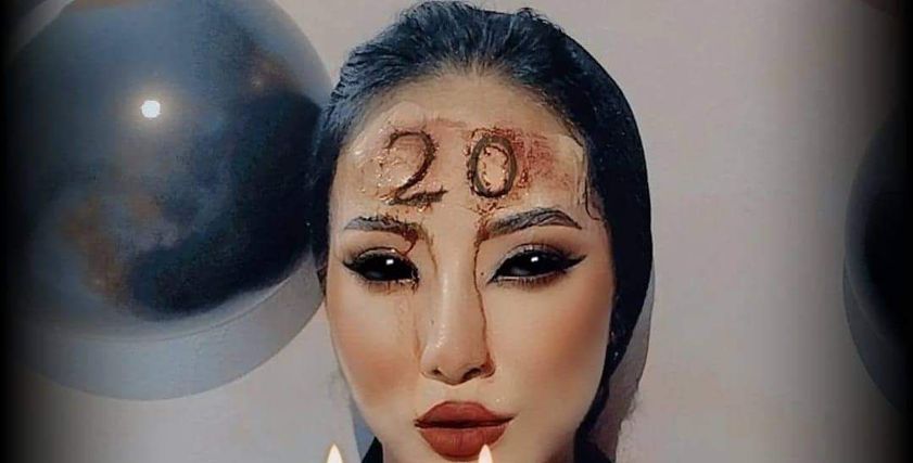 «داليا» تبدع في رسم الشخصيات الخيالية