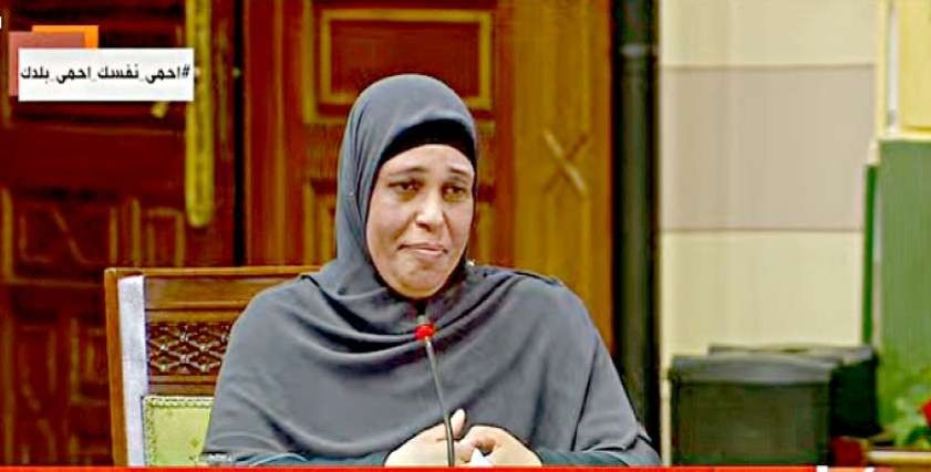 والدة الشهيد عمر شعبان قطرب