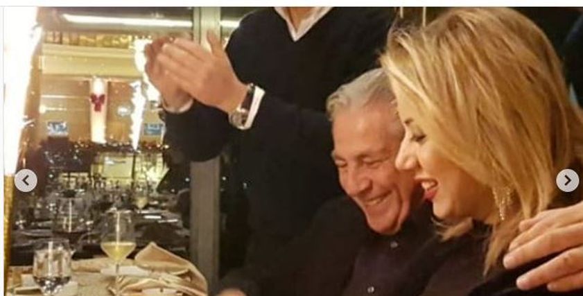 فاتن موسى تحتفل مع مصطفى فهمي بعيد زواجهما