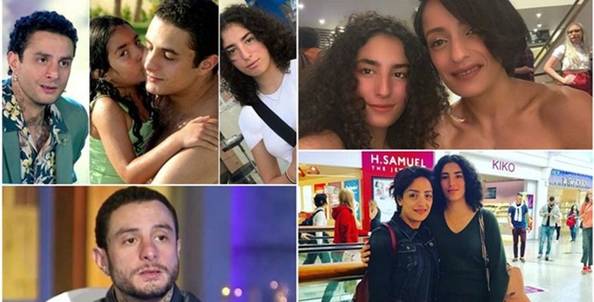 أحمد الفيشاوي وطليقته وابنته