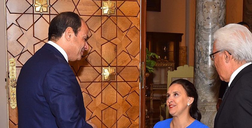الرئيس عبد الفتاح السيسي وجابرييلا ميتشيتي نائبة رئيس جمهورية الأرجنتين