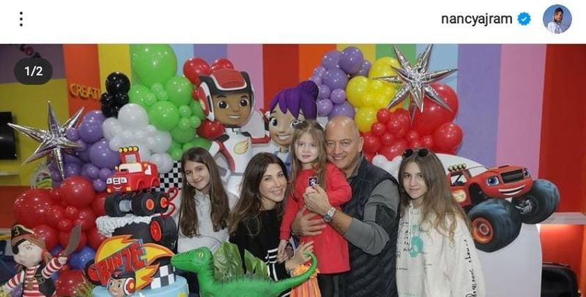 عيد ميلاد ابنة نانسي عجرم