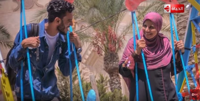 محمد ووالدته