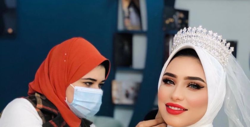 داليا الجمل تلف الطرحة لعروسة