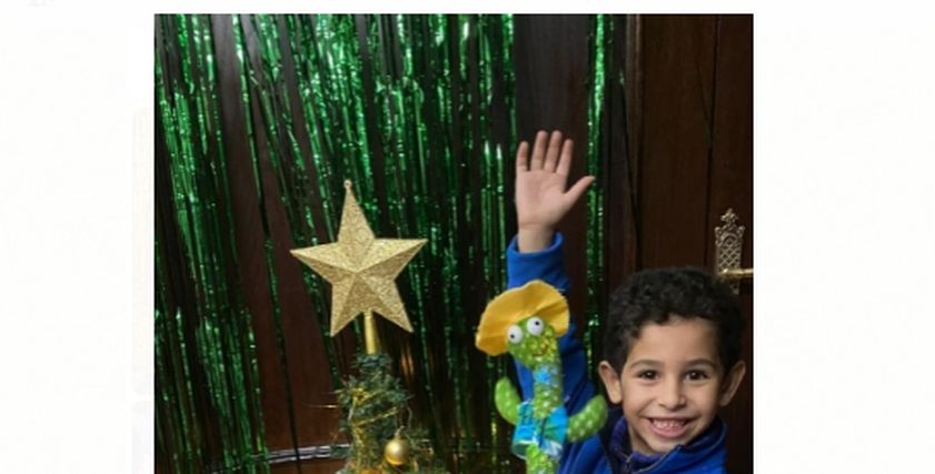 نادين سعيد أم تستقبل رأس السنة مع طفلها