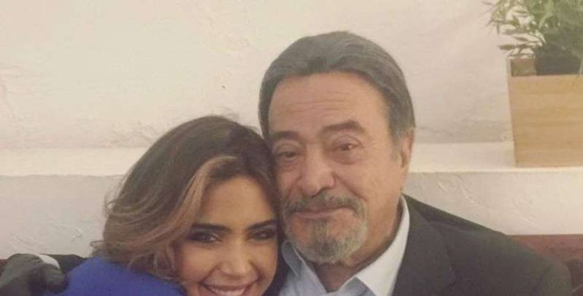 الفنان يوسف شعبان وابنته زينب