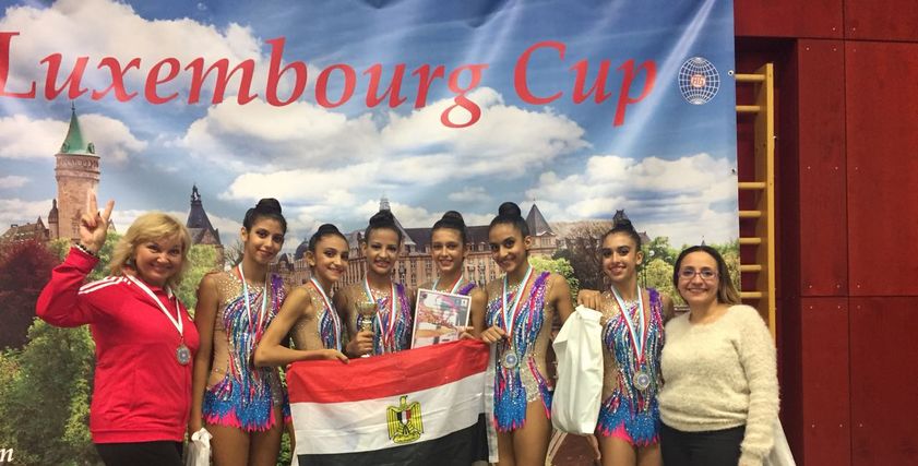 فريق الجمبار المصري الفائز في بطولة لوكسمبرج
