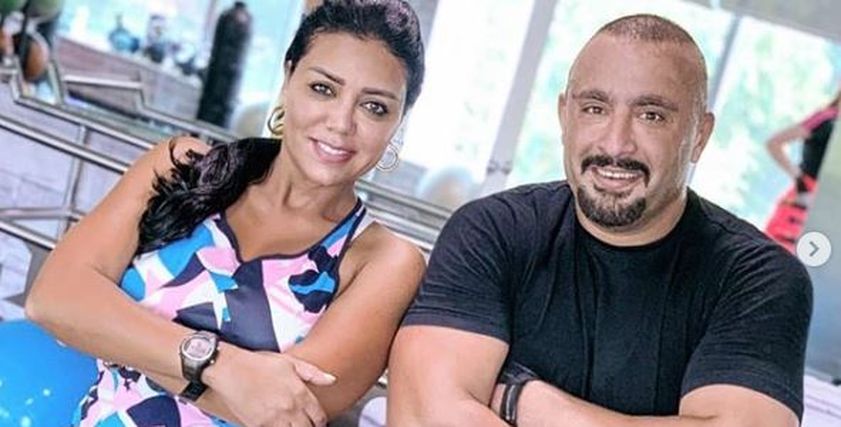 رانيا يوسف بصحبة أحمد السقا في الجيم
