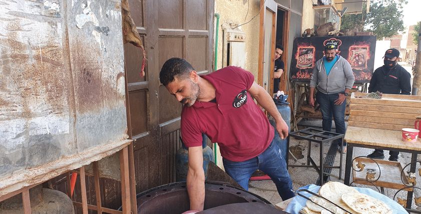 صناعة الخبز العراقي في طور سيناء