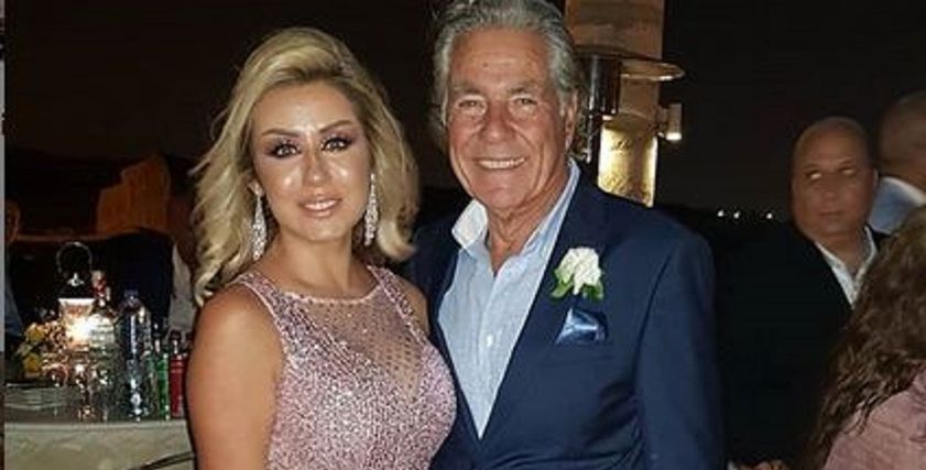 الفنان مصطفى فهمي وزوجته فاتن موسى