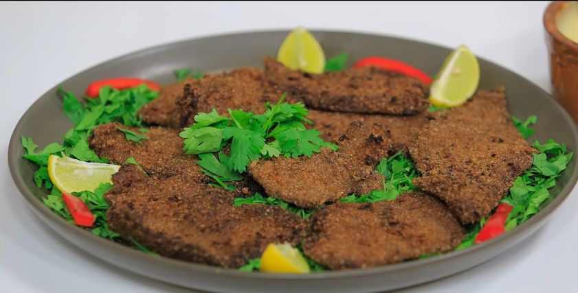 كبدة شرائح في المنزل