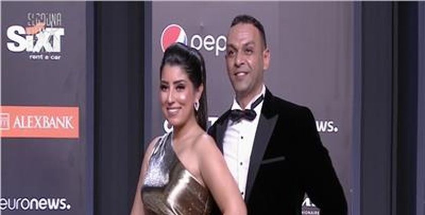 أيتن عامر وزوجها محمد عزالعرب