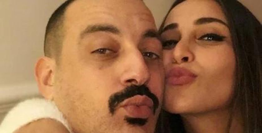 محمد دياب وزوجته هاجر الإبياري