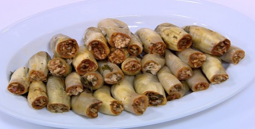 طبق محشي باذنجان