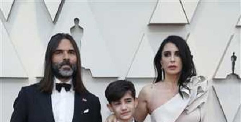 نادين لبكي وزوجها وبطل الفيلم