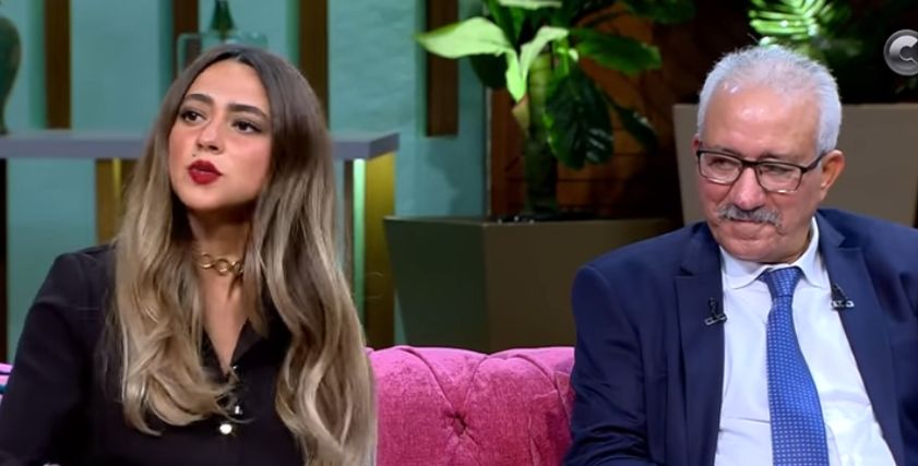 هند عبدالحليم ووالدها