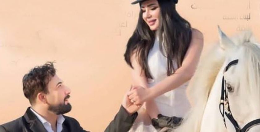 عبير صبري وزوجها