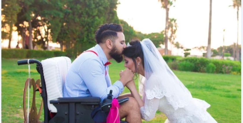 العروسان فاطمة ومحمد