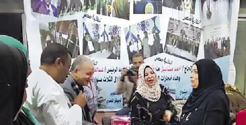 الممرضات أثناء حفل التكريم
