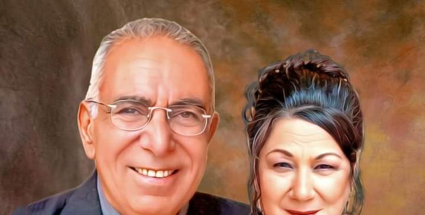أحلام الجريتلي وشيرين حسين زوجها