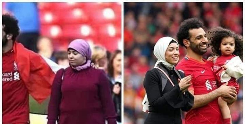 ماجي صادق وزوجها محمد صلاح 