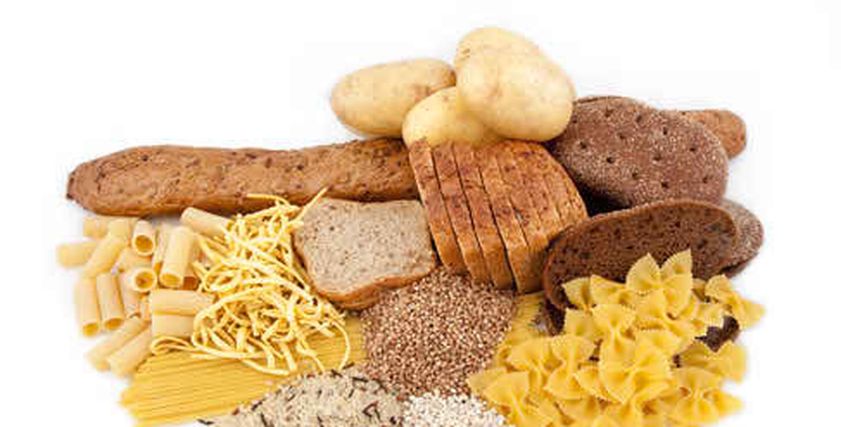 الأرز والمكرونة والخبز