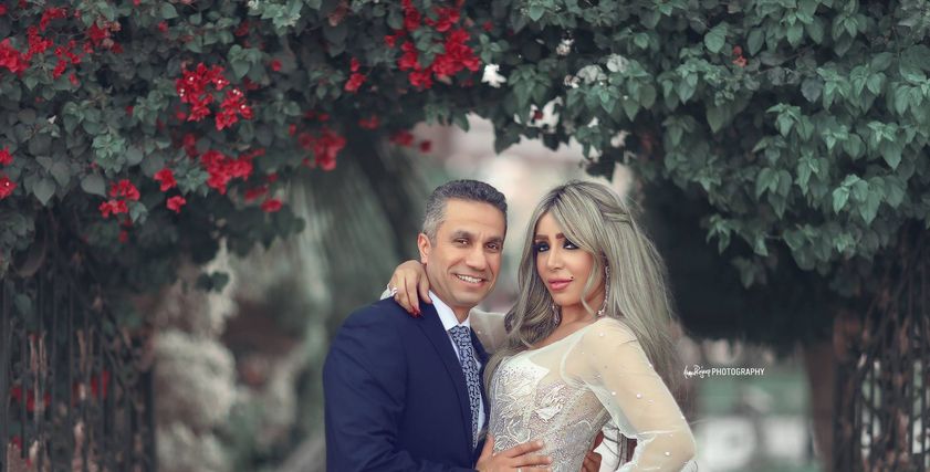 العميد محمد سمير وزوجته إيمان أبوطالب