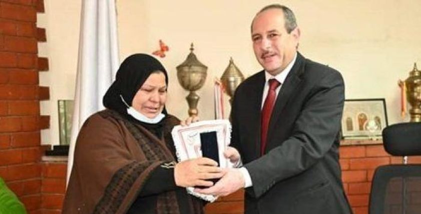 مشجعة الزمالك سوزان قنديل
