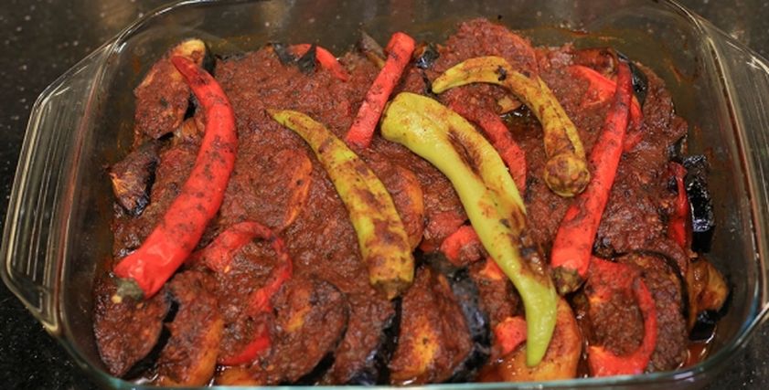 صينية الكفتة بالبطاطس والباذنجان