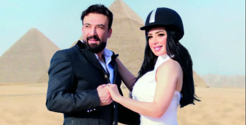 عبير صبري وزوجها