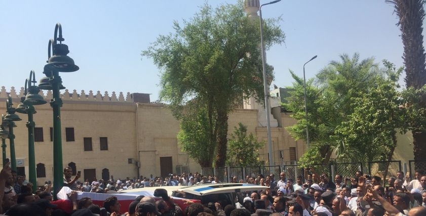 لقطة من إحدى الجنازات