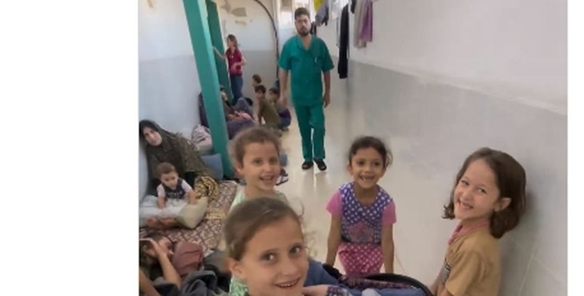 أطفال غزة بمستشفى الشفاء