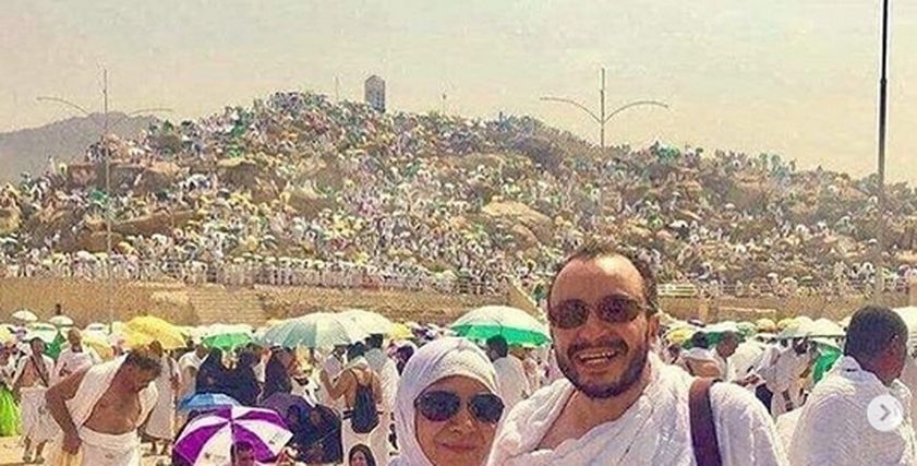 حسام داغر ووالدته الراحلة