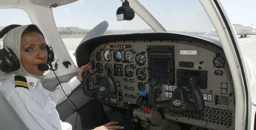 المرأة السعودية تخترق مجال الطيران في 2019