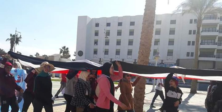 مسابقة المشي بالغردقة