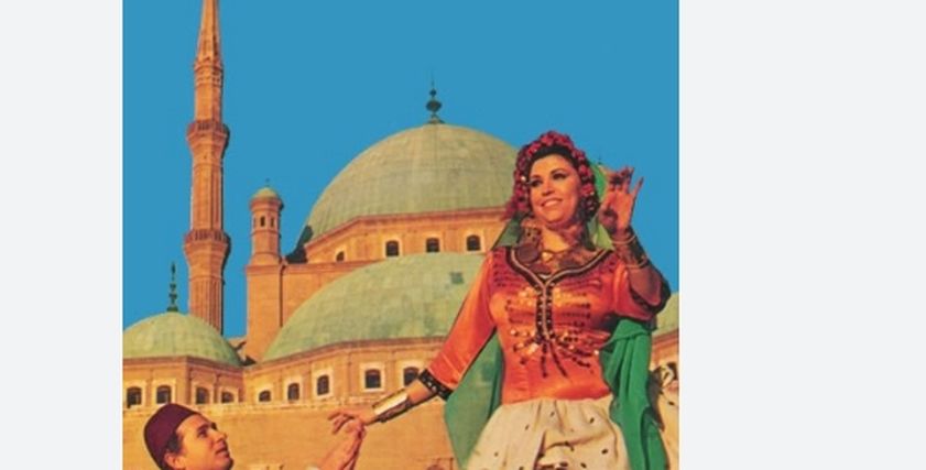 الفنان محمود رضا وفريدة فهمي