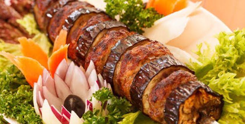 كباب اللحم مثل المطاعم