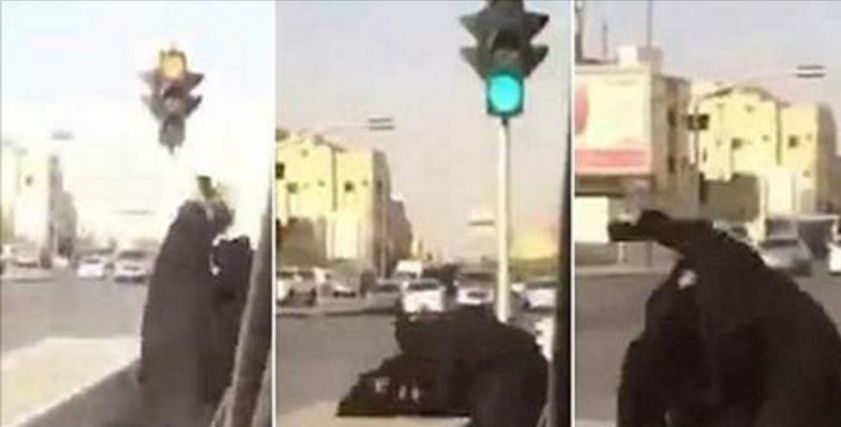 مشاجرة بين سائقتين في الرياض