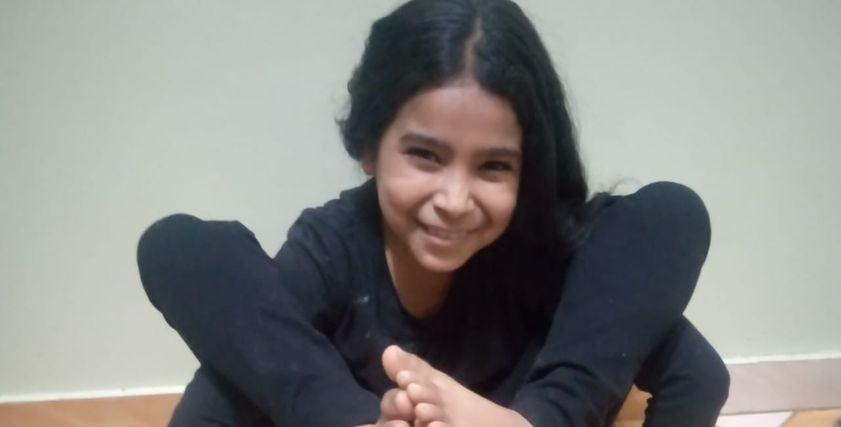 جنى لاعبة الجمباز