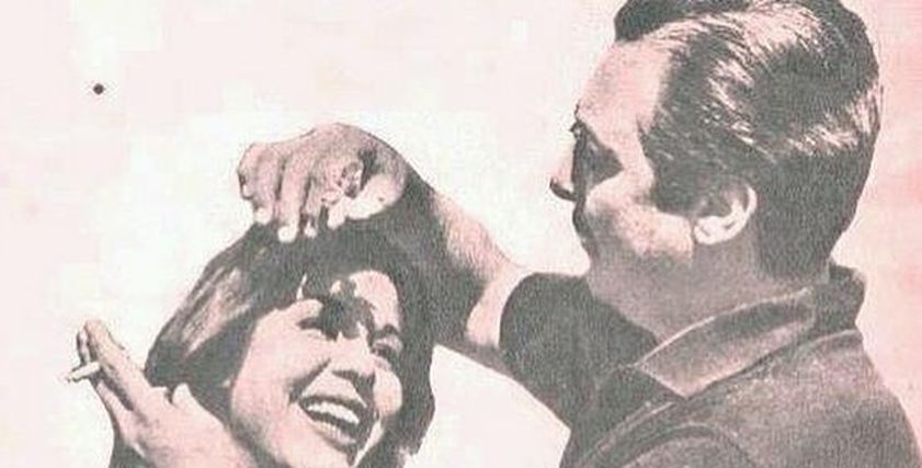 رشدي أباظة وسامية جمال
