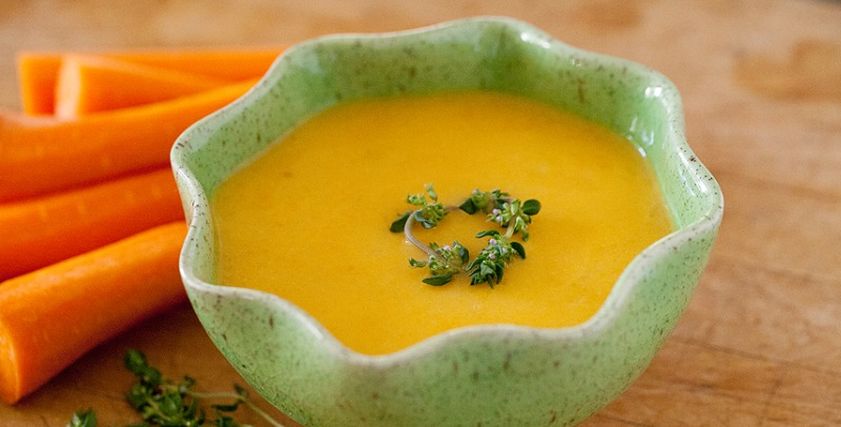 شوربة الجزر المشوي- تعبيرية