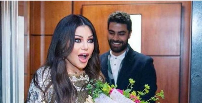 هيفاء وهبي ومدير أعمالها محمد وزيري