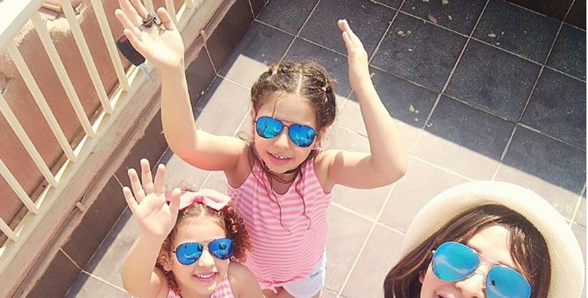 إيمان عبد الغفار وابنتهيا