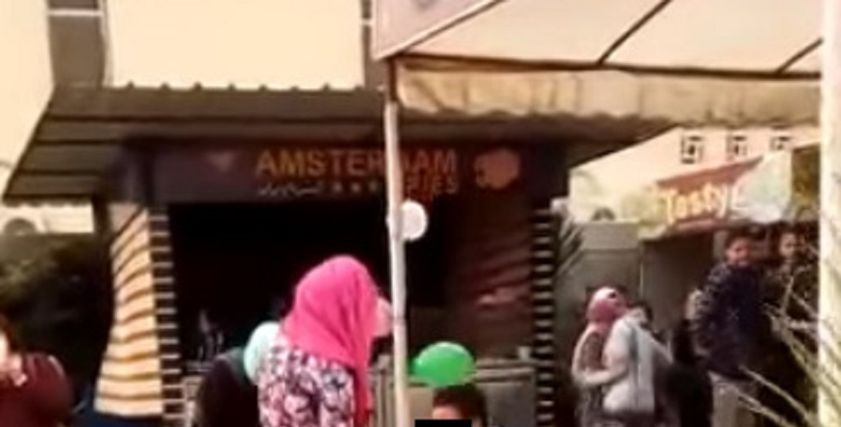 واقعة حضن جامعة المنصورة
