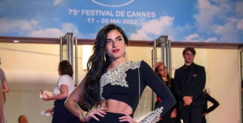 إطلالة نور الخضراء في مهرجان كان