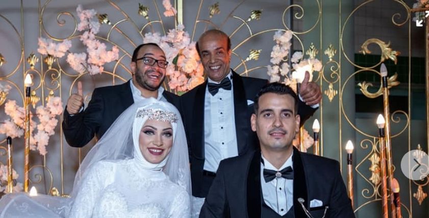 حفل زفاف ابنه سليمان عيد