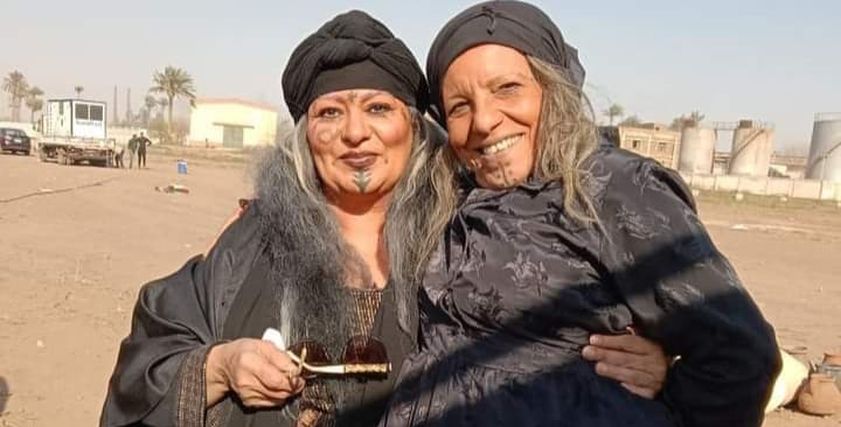 فريدة سيف النصر من كواليس مسلسل موسى