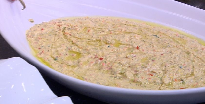 طريقة عمل سلطة بابا غنوج بالكوسة والنعناع