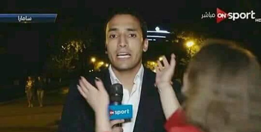 قبلة لمراسل أون سبورت