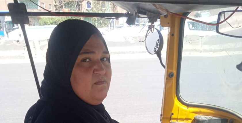 سيدة التوك توك في شبرا الخيمة